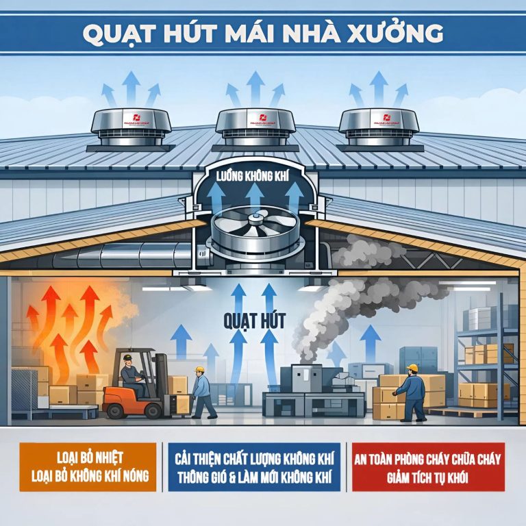 quạt hút mái vortex